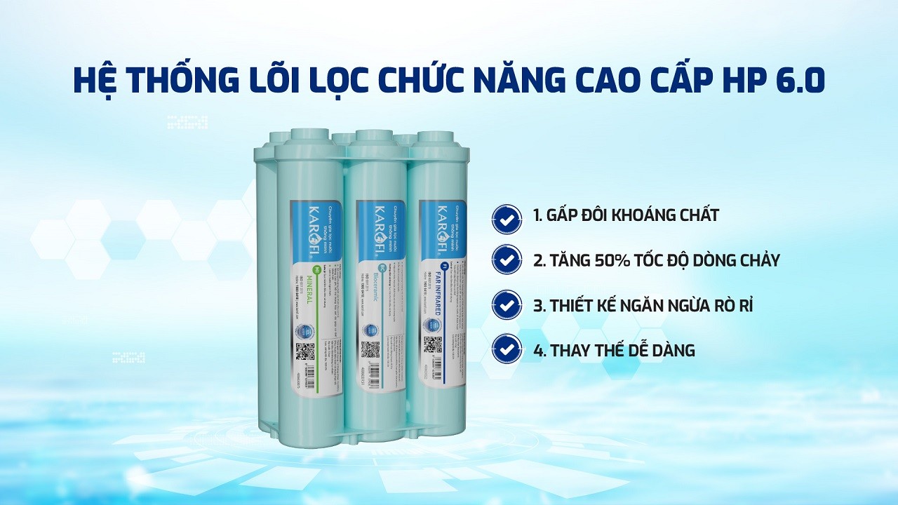 Máy lọc nước Karofi KAQ-U05 PRO